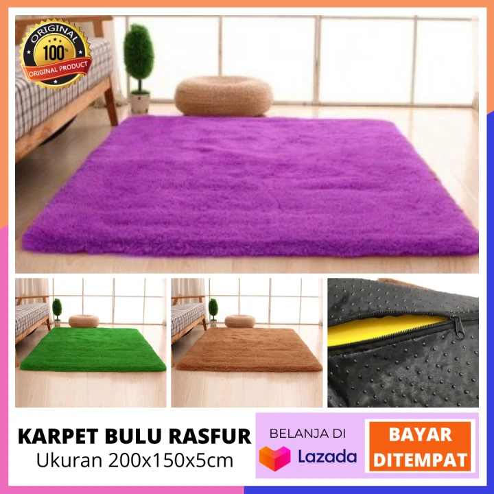 Karpet Ruang Tamu Bulu Anti Slip Untuk Kado Pernikahan — Cek Dulu Sebelum Checkout