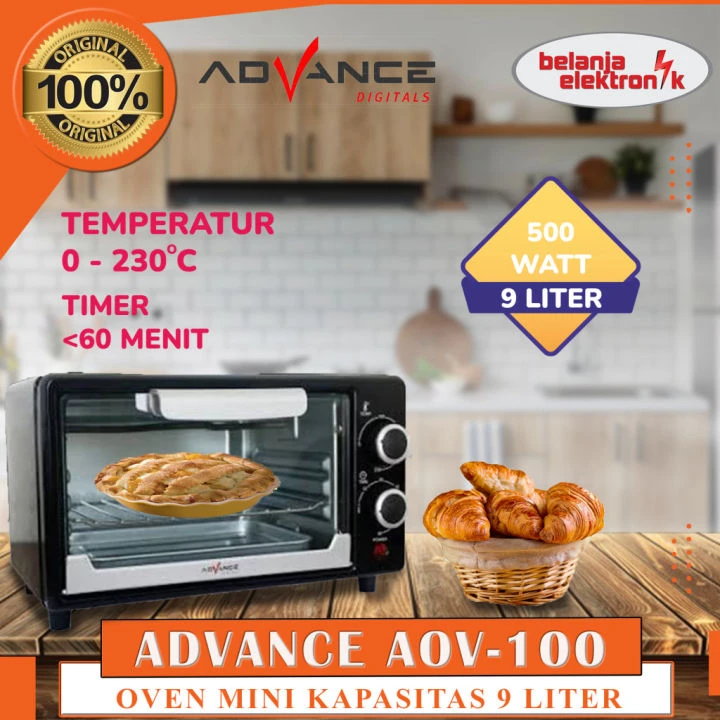 Oven Listrik Mini Advance AOV-100 Untuk Dapur Kecil — Cek Dulu Sebelum Checkout